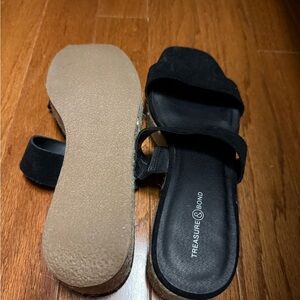 NWOT Treasure & Bond Black Strappy Sandals